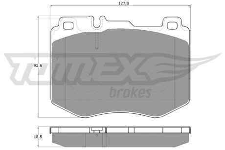 Колодки гальмівні (передні) MB E-class (W213) 19- (Brembo) Q+ TX1852