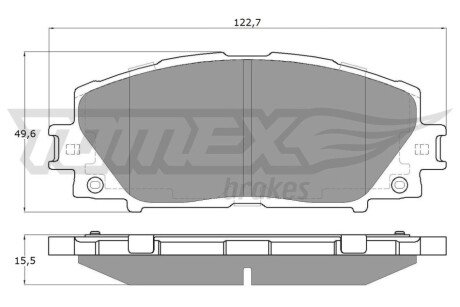 Колодки гальмівні (передні) Toyota Prius 08-/Corolla 12-/Lexus CT 10- TX1935