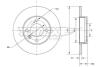 Диск тормозной передний TOMEX TX 70-88 (фото 1)