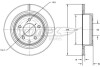 Диск гальмівний (задній) Nissan Leaf 10-/Juke 14-/Qashqai 10-/X-Trail 01-13 (292x16) (з покр.)(вент.) TOMEX TX7172 (фото 1)