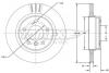 Диск тормозной задний TOMEX TX 72-90 (фото 1)
