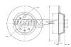 Диск тормозной задний TOMEX TX 73-48 (фото 1)