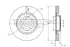Диск гальмівний (передній) Alfa Romeo159/Brera/Giulietta/Fiat 500X/Jeep Compass/Renegade (305x28) 05- TOMEX TX7374 (фото 1)
