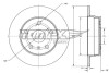Диск гальмівний (задній) BMW 1 (E81/E87) 04-11 (280x10) PRO TOMEX TX7400 (фото 1)
