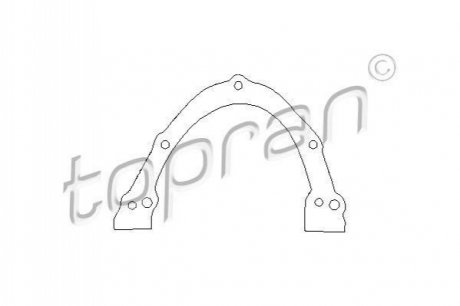 Прокладка, крышка картера (блок-картер двигателя) TOPRAN / HANS PRIES 100193 (фото 1)