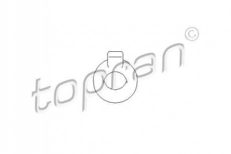 Кронштейн, глушитель TOPRAN / HANS PRIES 102755 (фото 1)