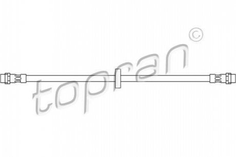 Шланг тормозной TOPRAN / HANS PRIES 103 839 (фото 1)