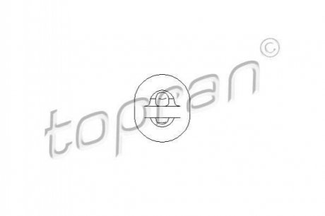 Кронштейн. глушитель TOPRAN / HANS PRIES 104403 (фото 1)