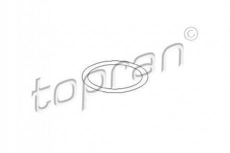 Уплотняющее кольцо. масляный радиатор TOPRAN / HANS PRIES 104526 (фото 1)