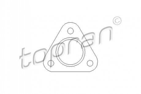 Прокладка вихлопної системи TOPRAN / HANS PRIES 107207 (фото 1)