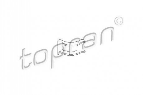 Кронштейн, тормозный шланг TOPRAN / HANS PRIES 108716 (фото 1)