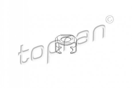 Кронштейн, тормозный шланг TOPRAN / HANS PRIES 108717 (фото 1)
