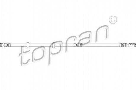 Шланг тормозной TOPRAN / HANS PRIES 109 982 (фото 1)