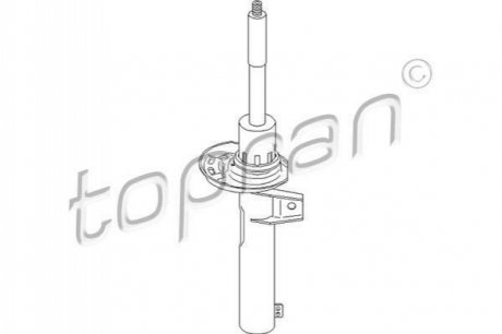 Амортизатор, передня вісь TOPRAN / HANS PRIES 110158 (фото 1)