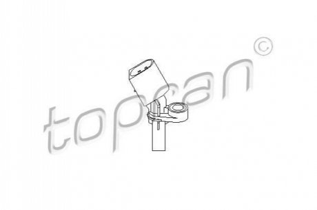 Датчик частоти обертання колеса TOPRAN / HANS PRIES 110606 (фото 1)