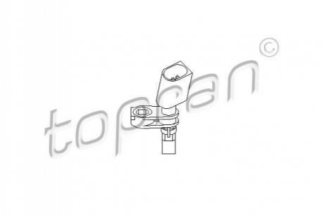 Датчик частоти обертання колеса TOPRAN / HANS PRIES 110608 (фото 1)