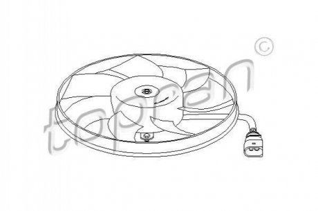 Вентилятор радіатора (охолодження двигуна) Topran 111284