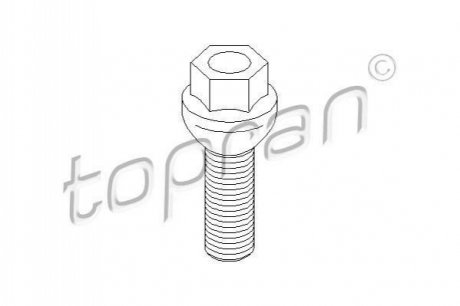 Болт для кріплення колеса TOPRAN / HANS PRIES 111456 (фото 1)