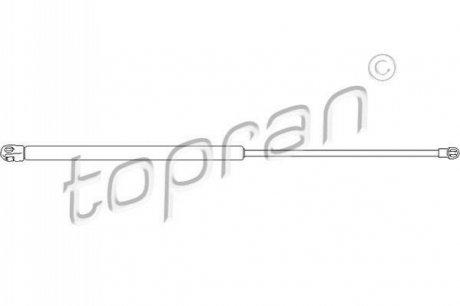 Амортизатор багажника TOPRAN / HANS PRIES 112072 (фото 1)