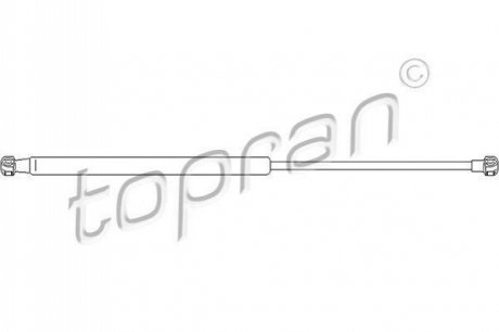 Амортизатор багажника TOPRAN / HANS PRIES 112073 (фото 1)
