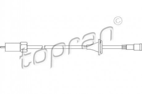 Тросик спідометра TOPRAN / HANS PRIES 202220 (фото 1)