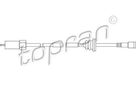 Тросик спідометра TOPRAN / HANS PRIES 202222 (фото 1)