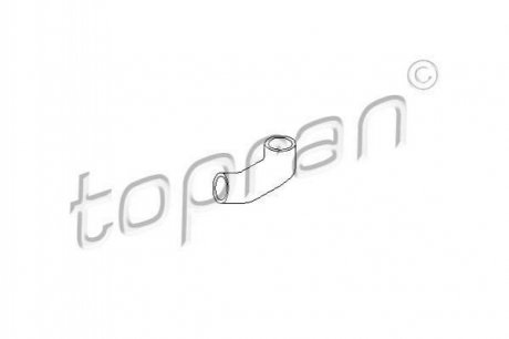 Патрубок радиатора охлаждения TOPRAN / HANS PRIES 205720 (фото 1)