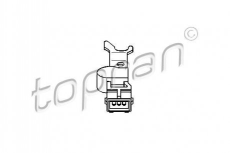 Датчик оборотов двигателя TOPRAN / HANS PRIES 206205 (фото 1)