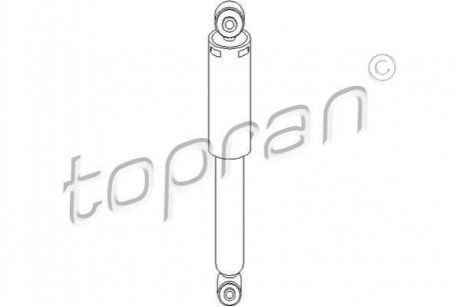 Амортизатор TOPRAN / HANS PRIES 206551 (фото 1)