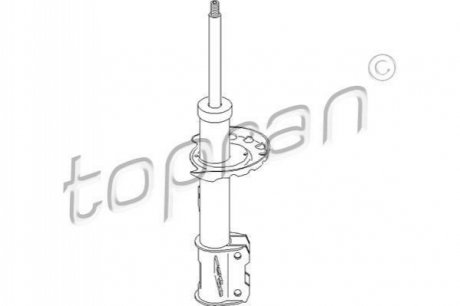 Амортизатор, передня вісь TOPRAN / HANS PRIES 206868 (фото 1)
