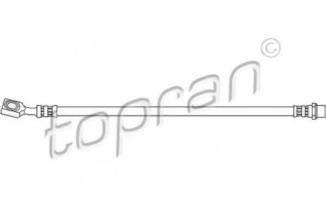 Шланг гальмівний TOPRAN / HANS PRIES 207223 (фото 1)