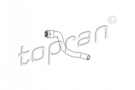 Патрубок радиатора охлаждения TOPRAN / HANS PRIES 207687 (фото 1)