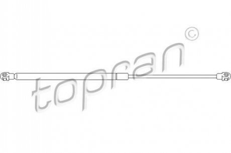 Амортизатор багажника TOPRAN / HANS PRIES 301026 (фото 1)