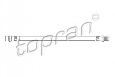 Шланг гальмівний TOPRAN / HANS PRIES 400215 (фото 1)