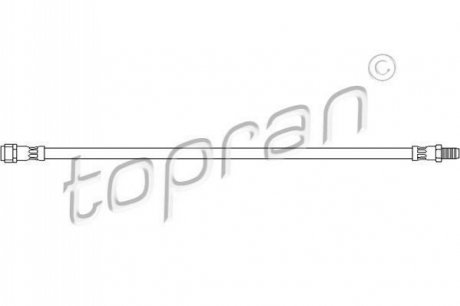 Шланг гальмівний TOPRAN / HANS PRIES 400423 (фото 1)