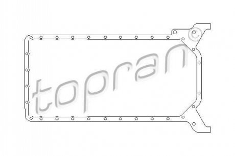 Прокладка масляного піддону TOPRAN / HANS PRIES 401220 (фото 1)