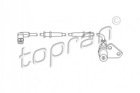 Датчик частоти обертання колеса TOPRAN / HANS PRIES 401412 (фото 1)
