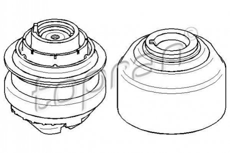 Подушка двигуна TOPRAN / HANS PRIES 407841 (фото 1)