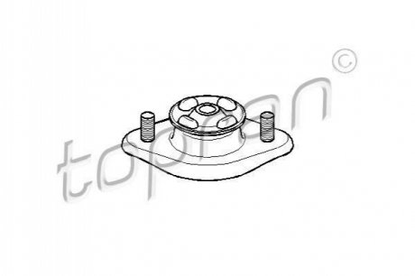 Опора стійка амортизатора TOPRAN / HANS PRIES 500052 (фото 1)