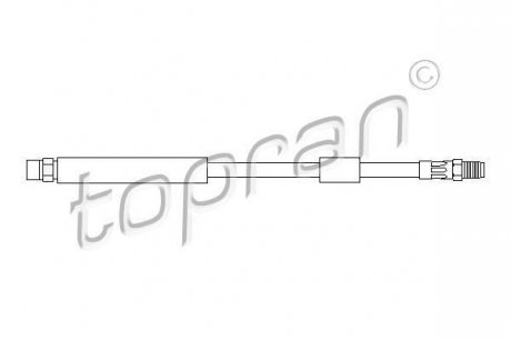 Гальмiвний шланг TOPRAN / HANS PRIES 500754 (фото 1)