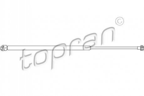 Амортизатор багажника TOPRAN / HANS PRIES 501809 (фото 1)