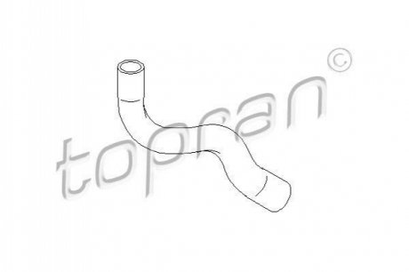 Патрубок радиатора охлаждения TOPRAN / HANS PRIES 700498 (фото 1)