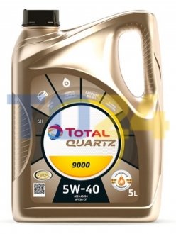 Олива моторна QUARTZ 9000 5W-40 5л 213678