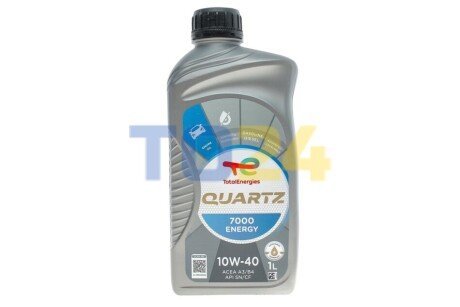 Олива моторна Quartz 7000 Energy 10W40 (1 Liter) 214112