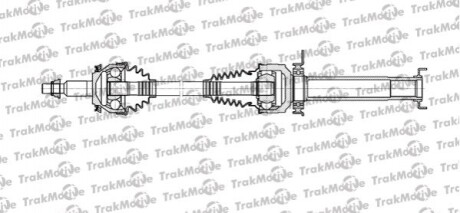 TRAKMOTIVE VW Полуось прав. 857мм 38/26 зуб MULTIVAN V 2.0 TDI 09-15, TRANSPORTER V 2.0 03-15 30-1099