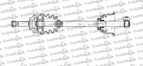 TRAKMOTIVE RENAULT Полуось лів. L=626mm 21/26 зуб. CLIO II 1.2 98-10, CLIO II 1.4 00-08, KANGOO 1.5 dCi 01-, KANGOO 1.9 dTi 00- 30-1111