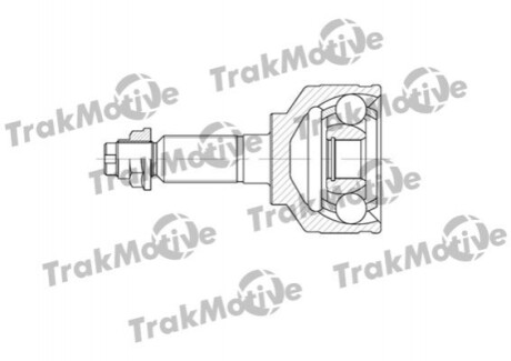 TRAKMOTIVE KIA Шрус наружный к-кт 28/26 зуб.Carnival 2.5/2.9CRDI 9 40-0589