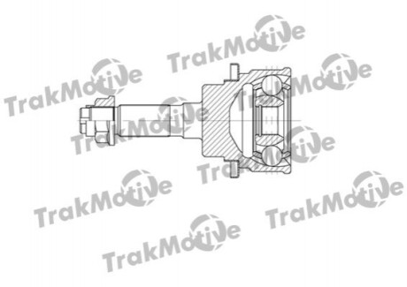 TRAKMOTIVE FORD Шрус внешний к-кт Ranger 2,5TD 02-, MAZDA B-Serie 2,5D 02- 40-0633