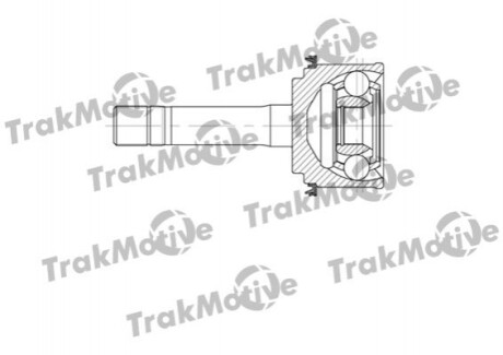 TRAKMOTIVE KIA Шрус к-кт 24/21 зуб. RIO (DC) 1.3 00-05, RIO седан (DC_) 1.3 02-05 40-0683