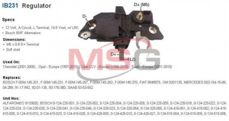 Регулятор генератора IB231